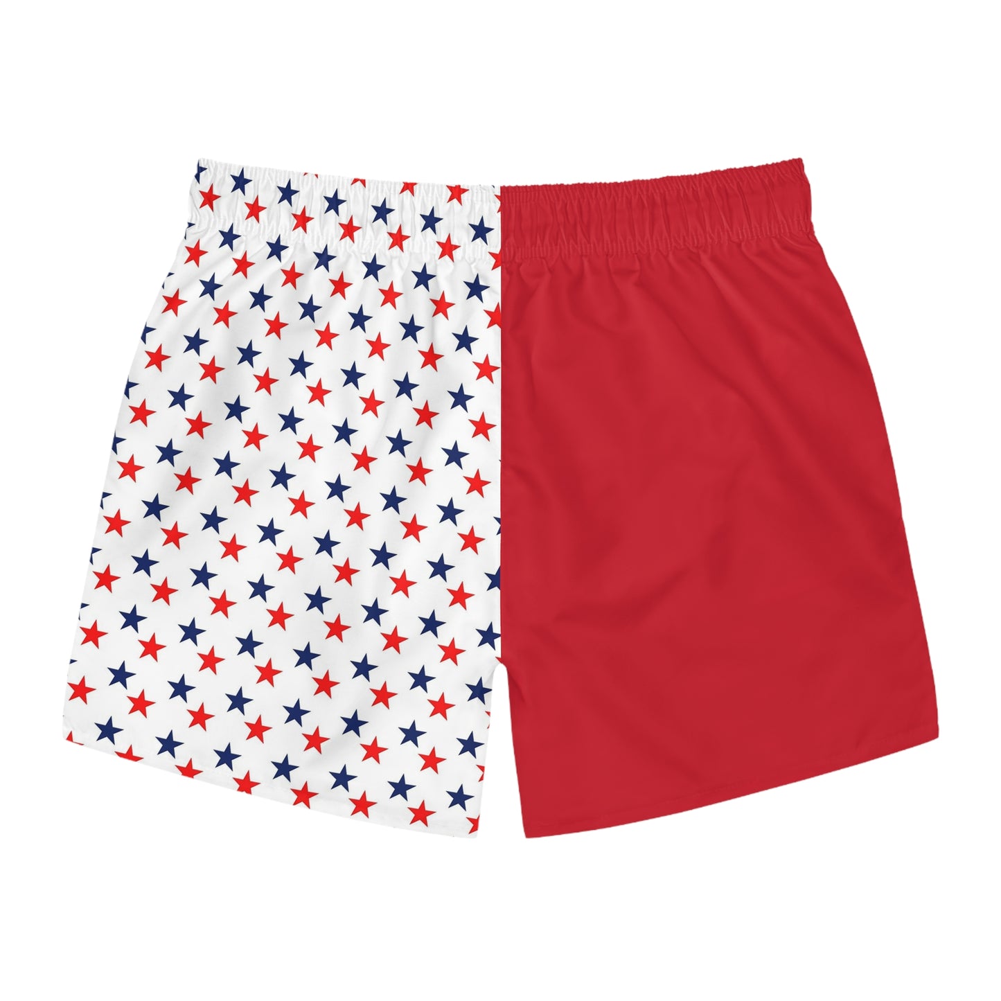 Patriotic Star Pattern Swim Trunks - Perfect for Summer Fun