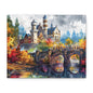 Matte Canvas, Stretched, 1.25" - Castle