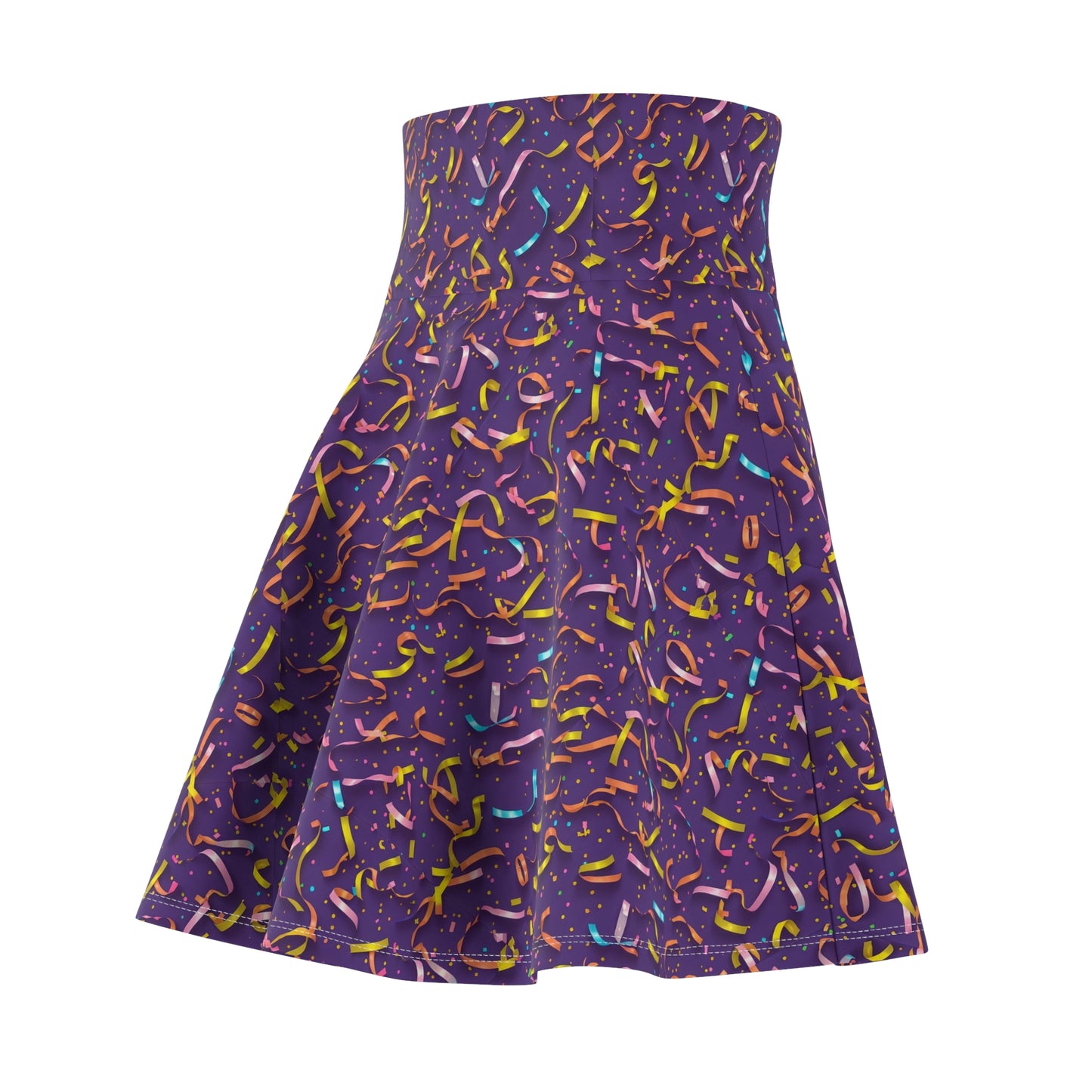 Colorful Women's Skater Skirt | Fun and Playful Fashion | Perfect for Festivals, Birthday Parties, Summer Outings, Casual Wear, Gifts