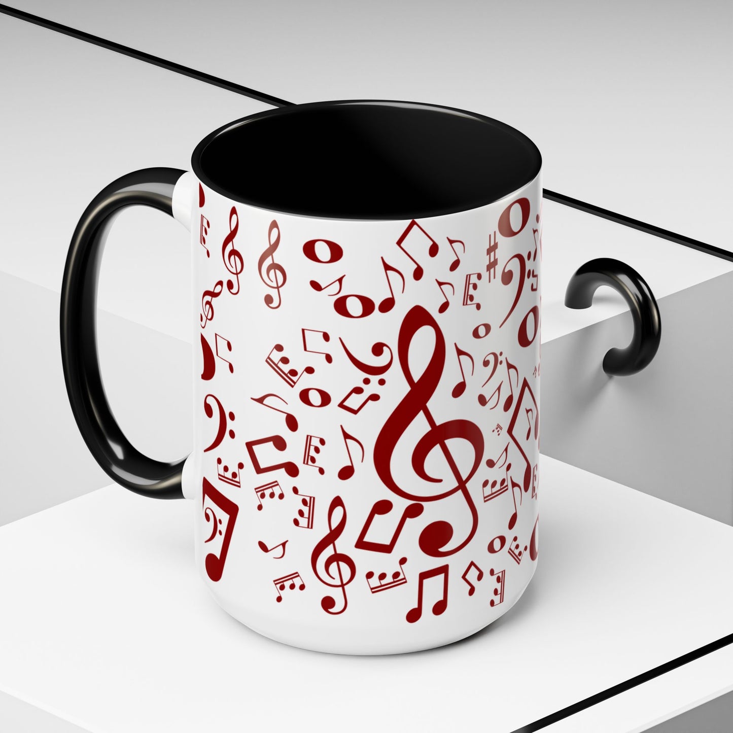 Musical Accent Mug - Perfect for Music Lovers, Gifts for Musicians, Coffee Lover's Essential, Singing Inspiration, Music-Themed [...]
