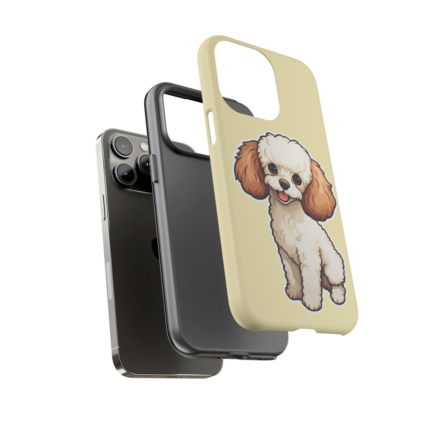 Cute Dog Phone Case, Pet Lover Gift, Custom Phone Cover, Cartoon Dog Case, Durable Phone Accessory