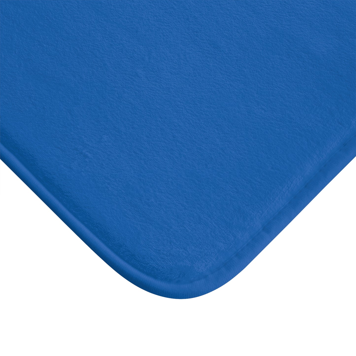Nautical-Themed Bath Mat, Coastal Bathroom Decor, Blue Bath Rug, Lifesaver Design, Beach House Accessories