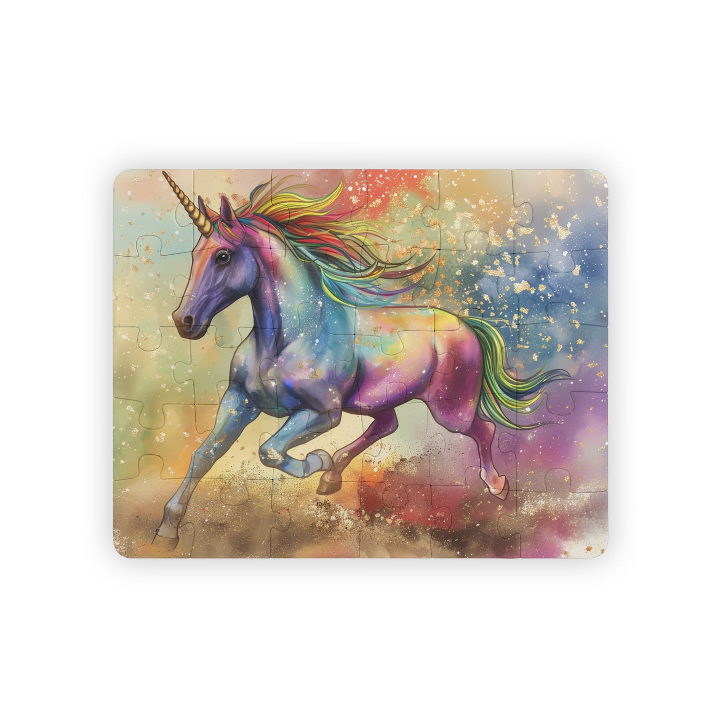 Unicorn Rainbow Kids Puzzle — 30-Piece Magical Jigsaw for Toddlers & Preschoolers