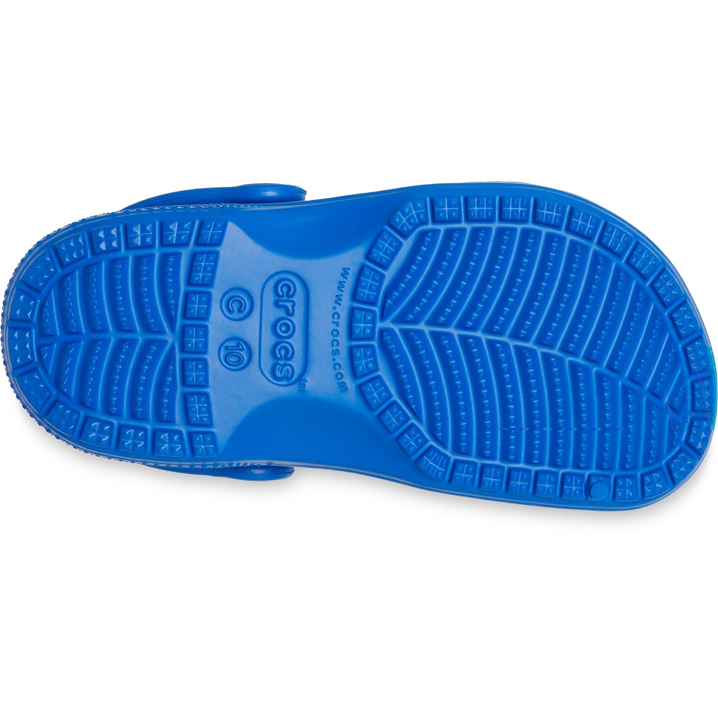 Crocs Kids Classic Clog (Toddler) - Clogs for Kids - Synthetic Upper - Ventilation Holes - Round Toe Blue Bolt 10 Toddler M