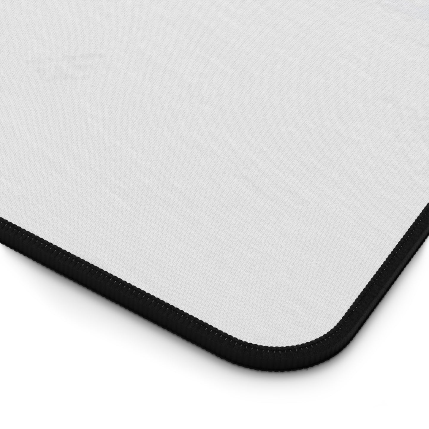 Ocean Blue Marble Desk Mat — Abstract Gold Accent Mouse Pad
