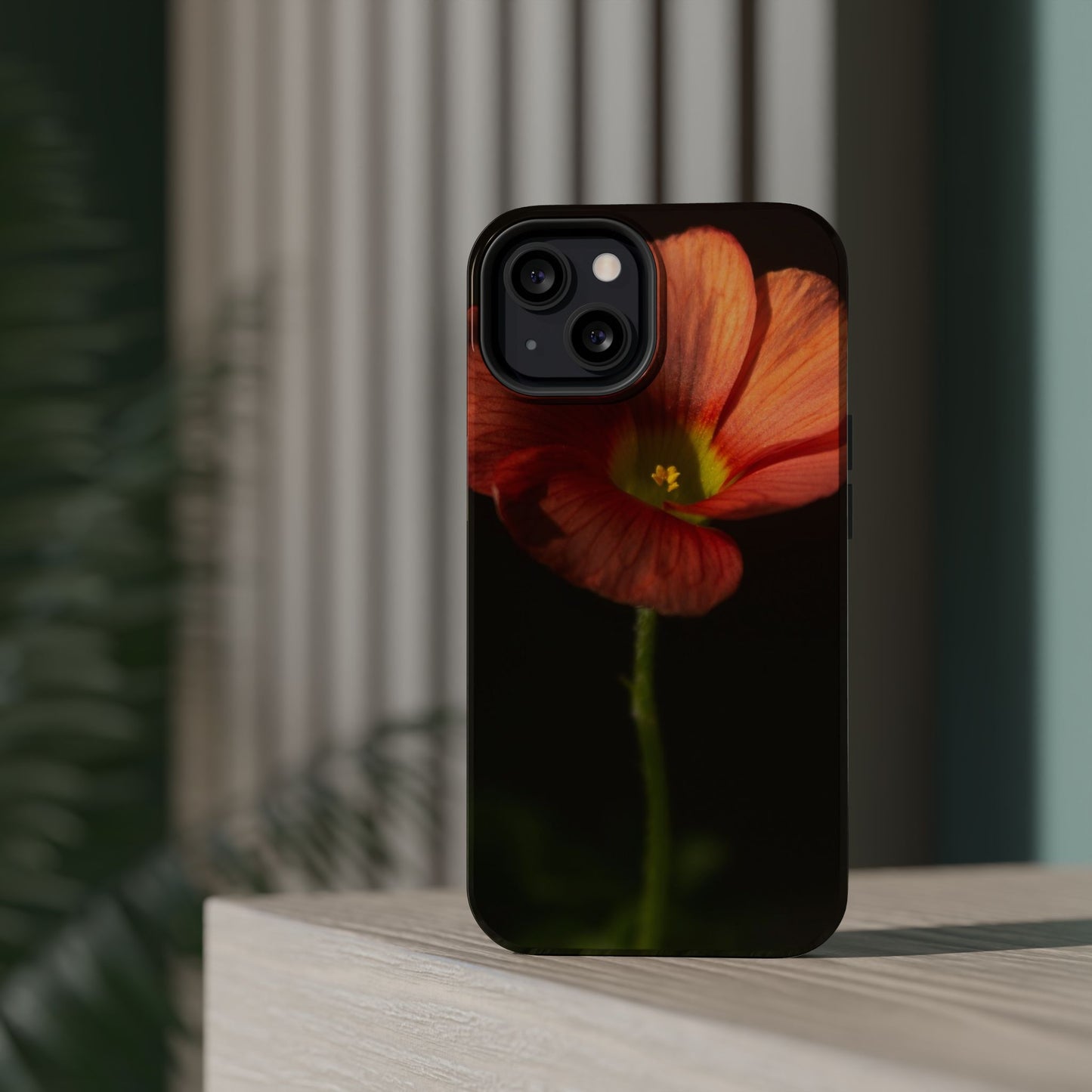 Poppy Bloom Magnetic Impact Phone Case — Slim Protective Floral Design