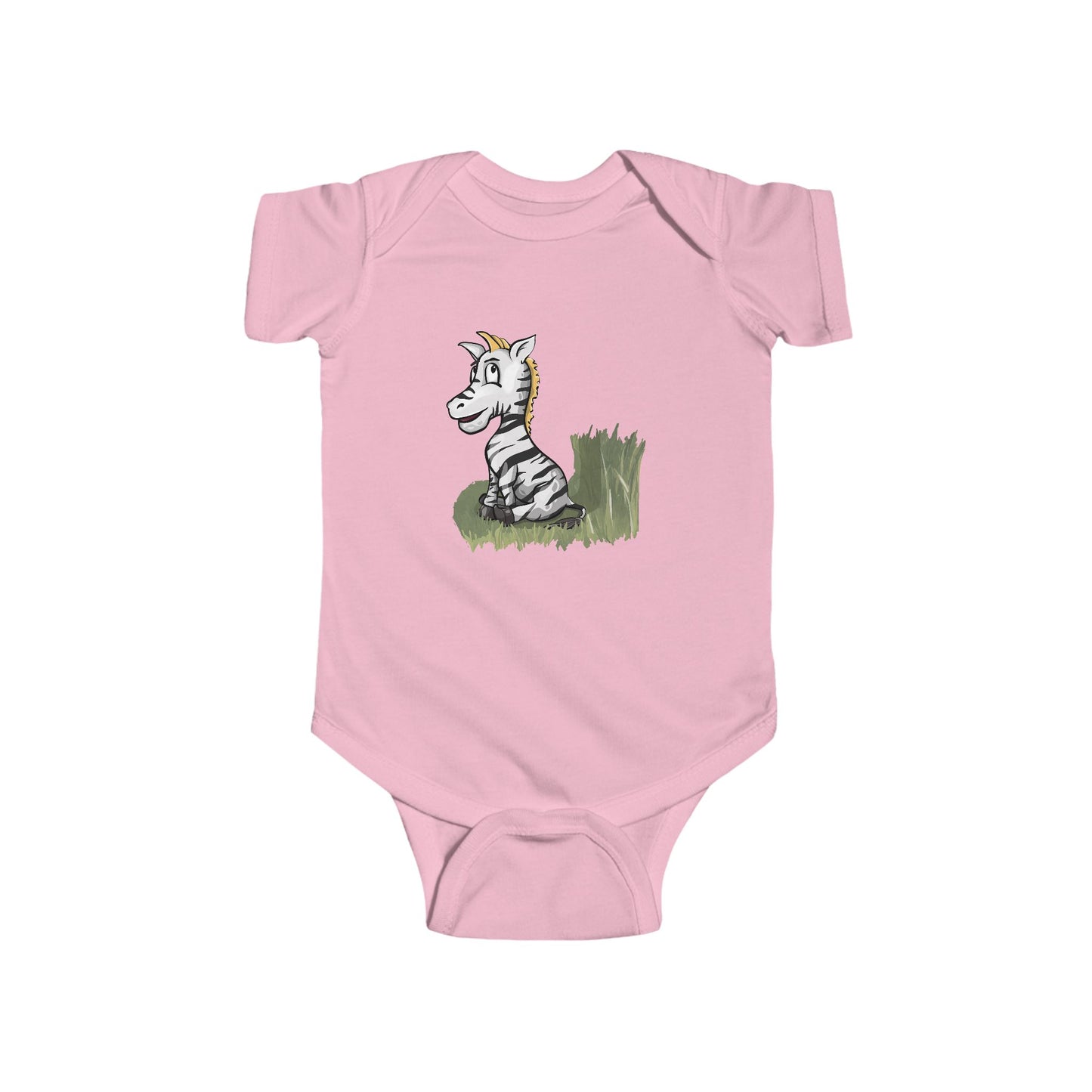Infant Fine Jersey Bodysuit - Zebra