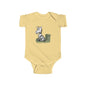 Infant Fine Jersey Bodysuit - Zebra