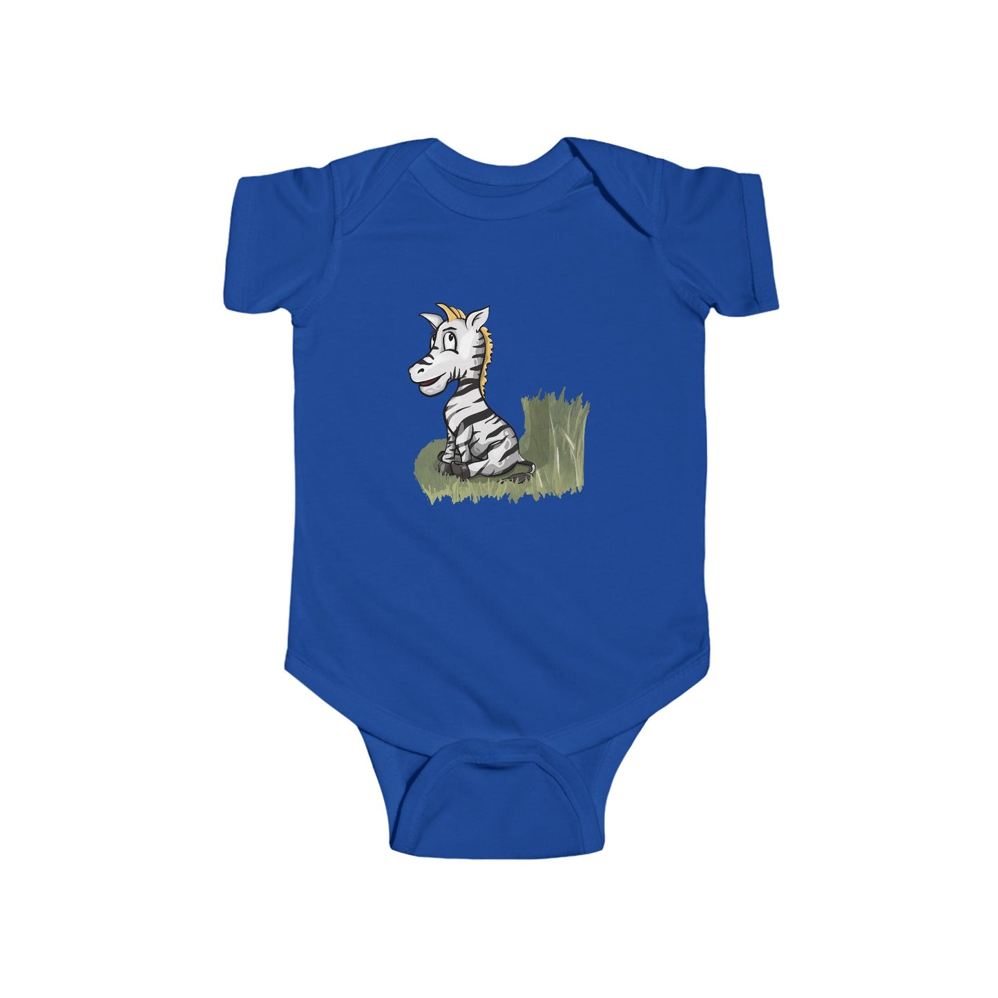 Infant Fine Jersey Bodysuit - Zebra