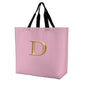 Large One Shoulder Shopping Bag Pink Bag - Gold D