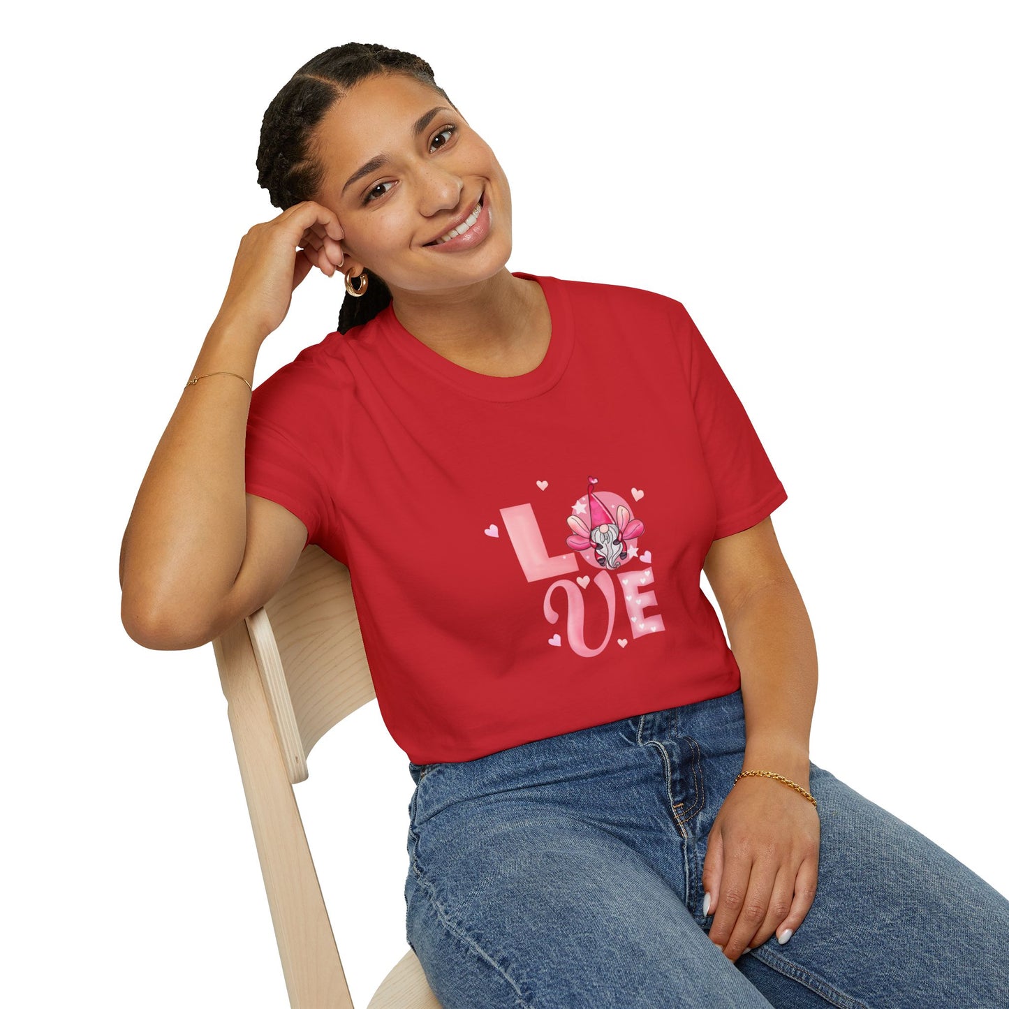 Love Cherry Blossom T-Shirt — Pink Floral "LOVE" Graphic Tee