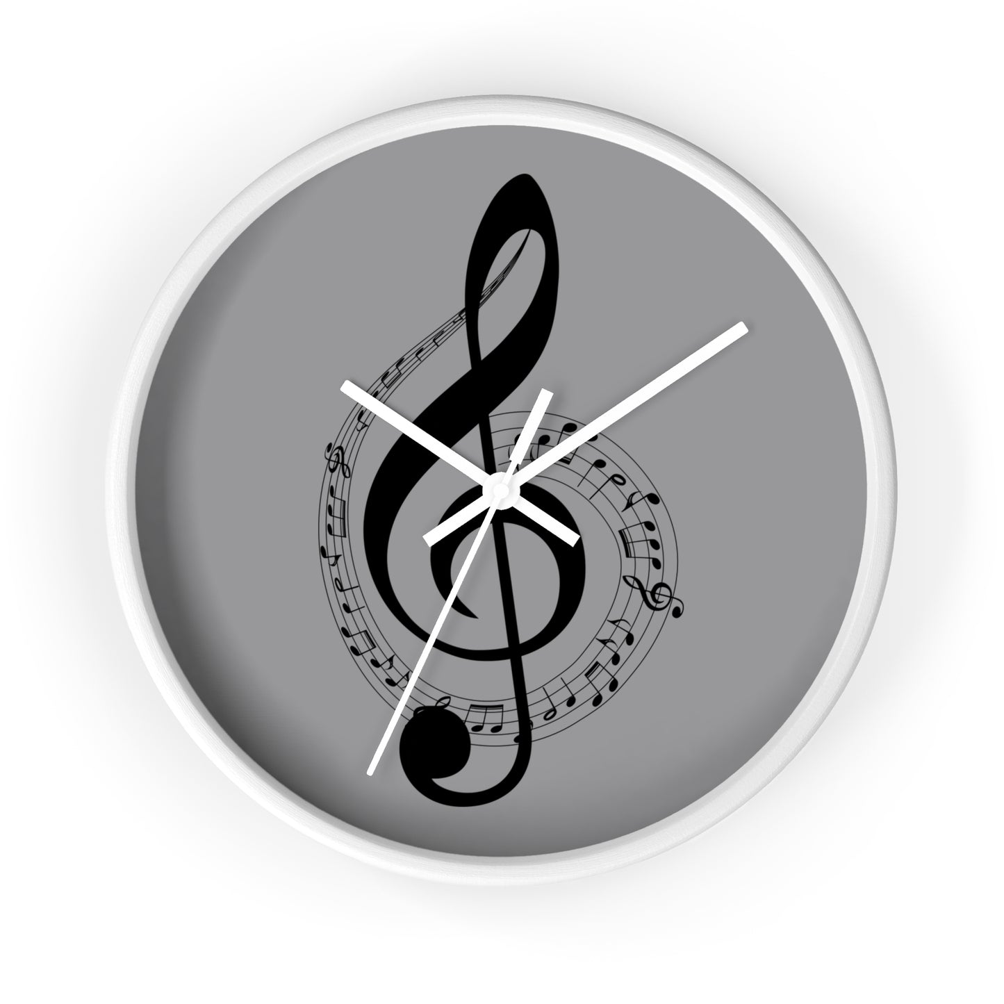 Musical Notes Wall Clock, Perfect Gift for Musicians, Home Decor