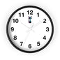 Cute Cat Wall Clock, Feline Decor, Home Office, Gift for Cat Lovers, Adorable Wall Art