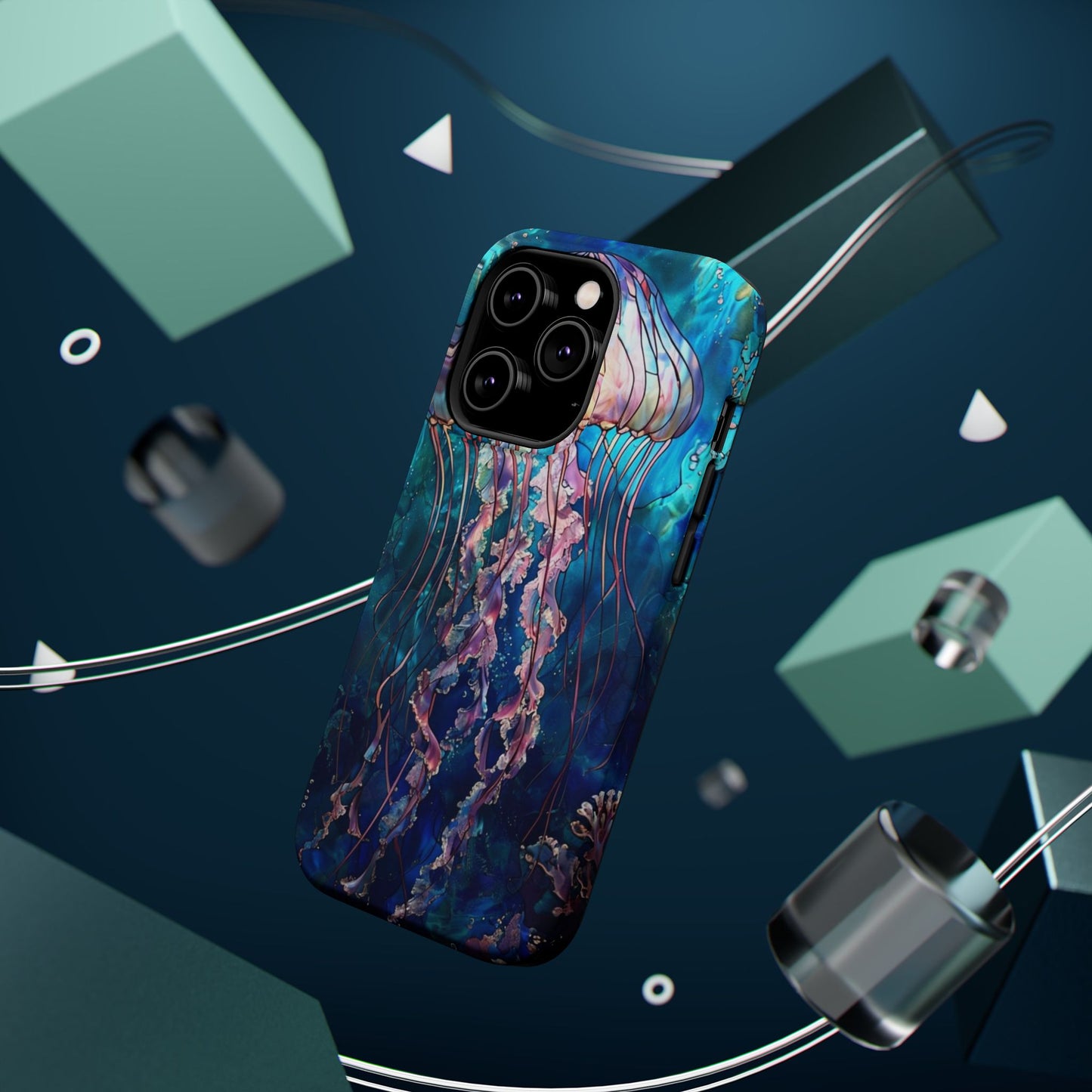 Jellyfish Ocean Magnetic Impact Phone Case
