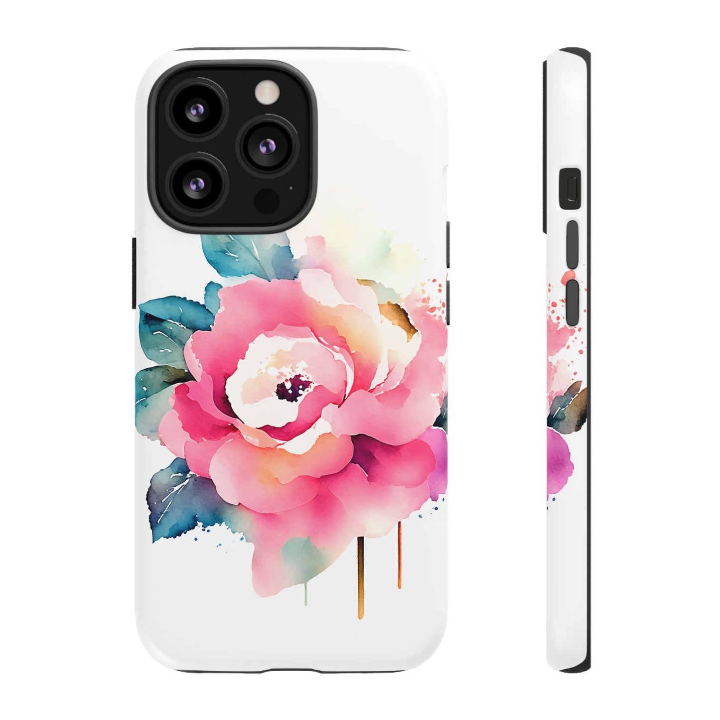 Floral Phone Case - Vibrant Rose Design