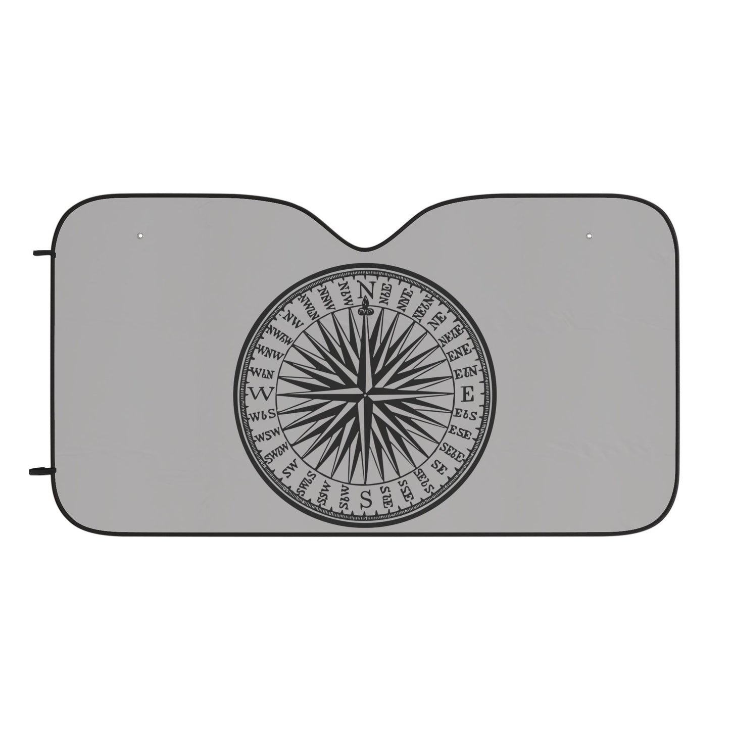 Compass Car Sun Shade — UV Reflective Windshield Cover