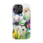 Floral Watercolor Magnetic Phone Case — Impact‑Resistant Protective Cover
