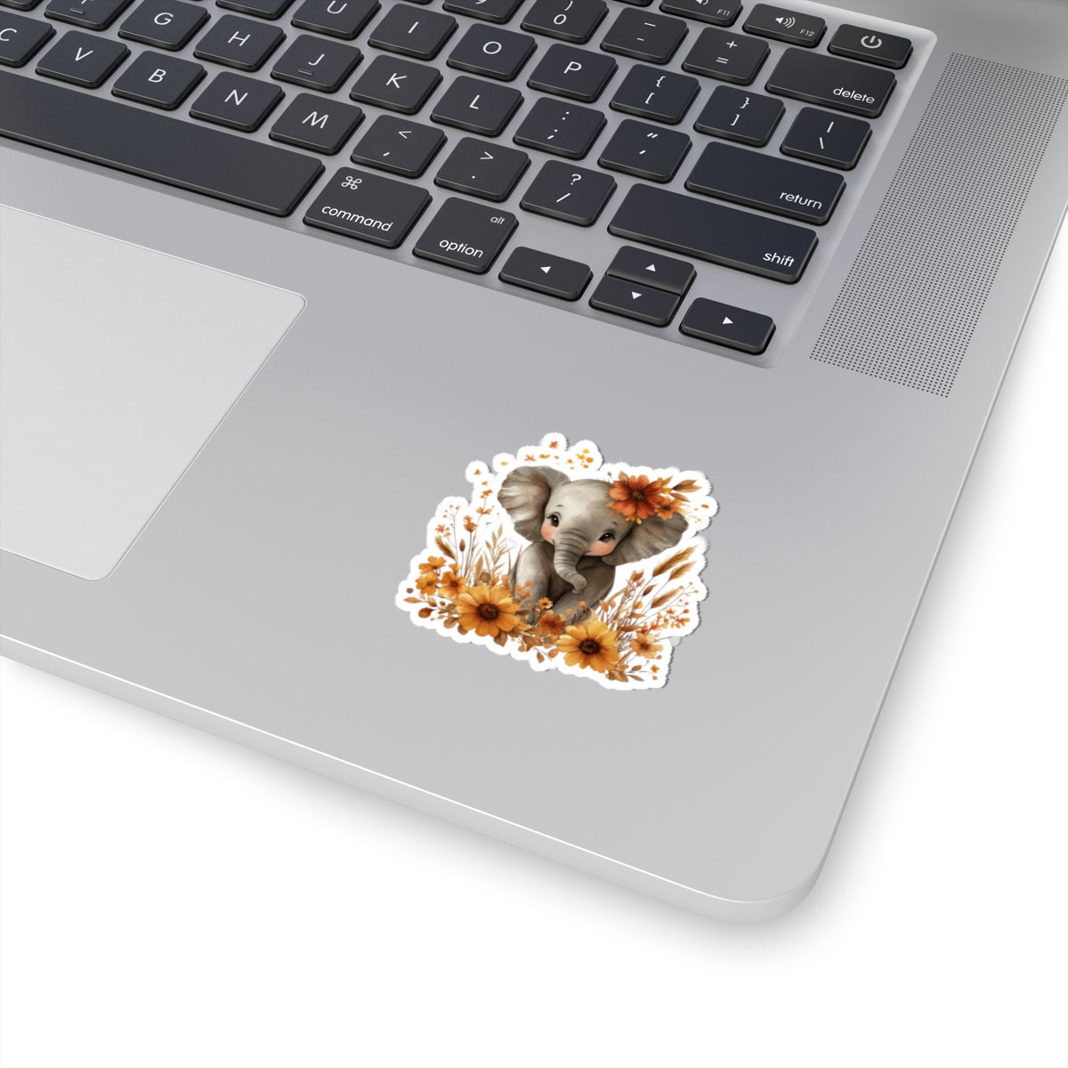 Adorable Elephant Kiss-Cut Stickers | Cute Animal Decor for Laptops, Water Bottles, Journals | Perfect Gifts for Kids and Animal Lovers