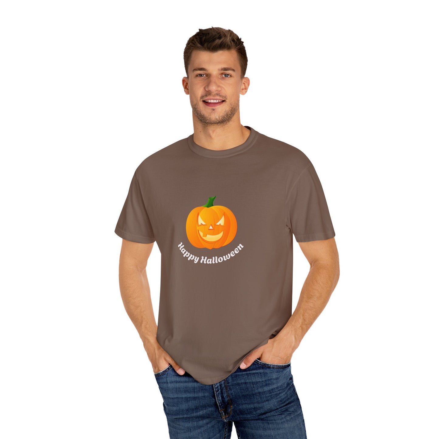 Halloween Pumpkin T-Shirt, Unisex Fall Shirt, Spooky Tee, Autumn Casual Wear, Trick or Treat Costume
