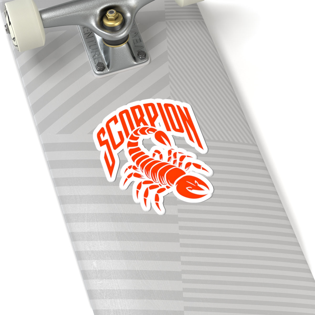 Scorpion Graphic Sticker — Bold Red Kiss-Cut Decal for Laptops, Water Bottles & Skateboards