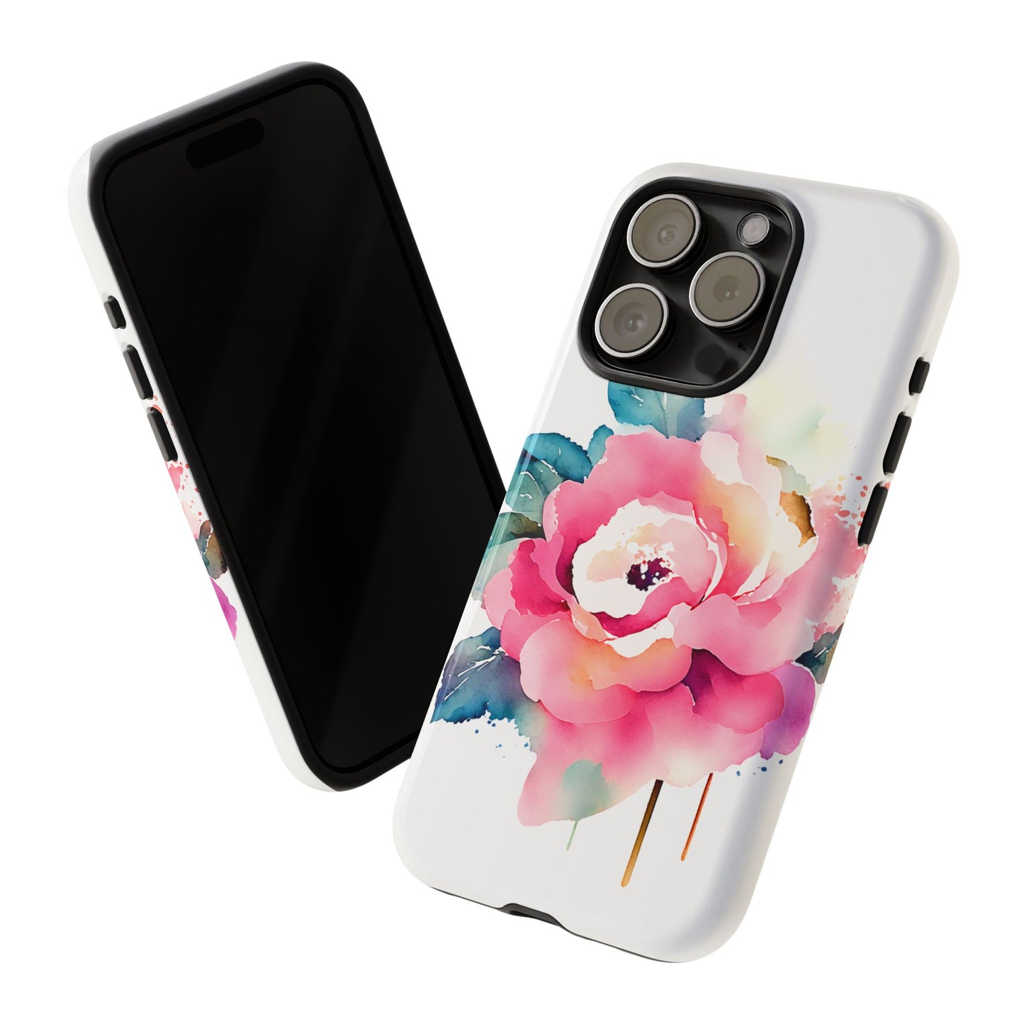 Floral Phone Case - Vibrant Rose Design