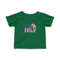 Patriotic Infant Tee - Celebrate 4th of July, Baby Independence Day Shirt, USA Toddler Tee, Children's Holiday Apparel, Red White Blue Tee