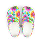 Vibrant Kid's EVA Foam Clogs - Colorful Floral Design, Perfect for Spring, Everyday Wear, Playdates, Summer Fun, Outdoor Adventures