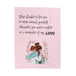 Velveteen Plush Blanket – "This blanket is for you to wrap around yourself" Comfort Throw (Hug Illustration)