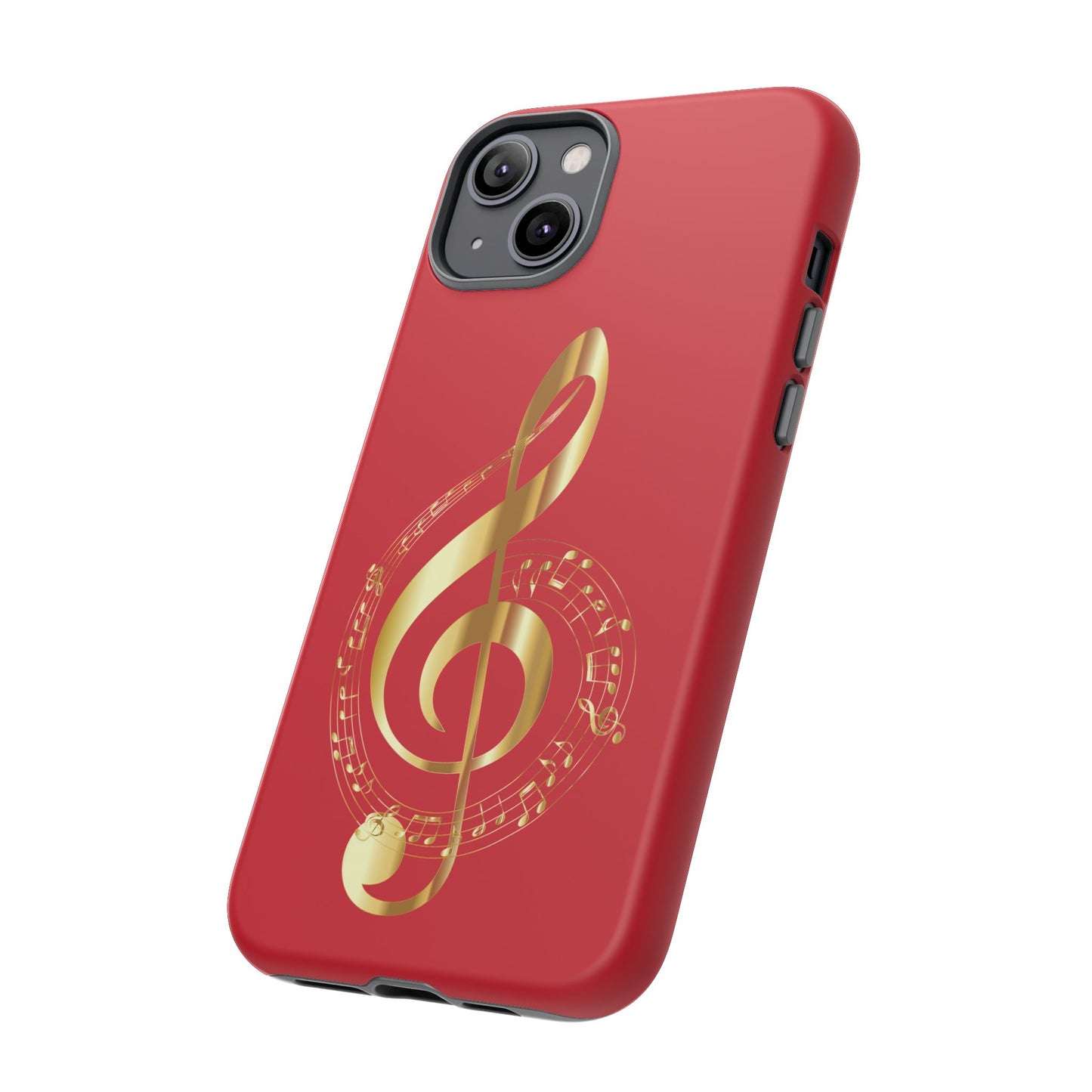 Tough Cases - Red Musical Note