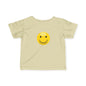Cute Infant T-Shirt with Smiley Face, Baby Tee, Toddler Clothing, Personalized Gift, Cute Baby Outfit, Summer Wear