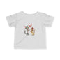 Infant Tee — Cute Cartoon Cats in Love Kids Shirt