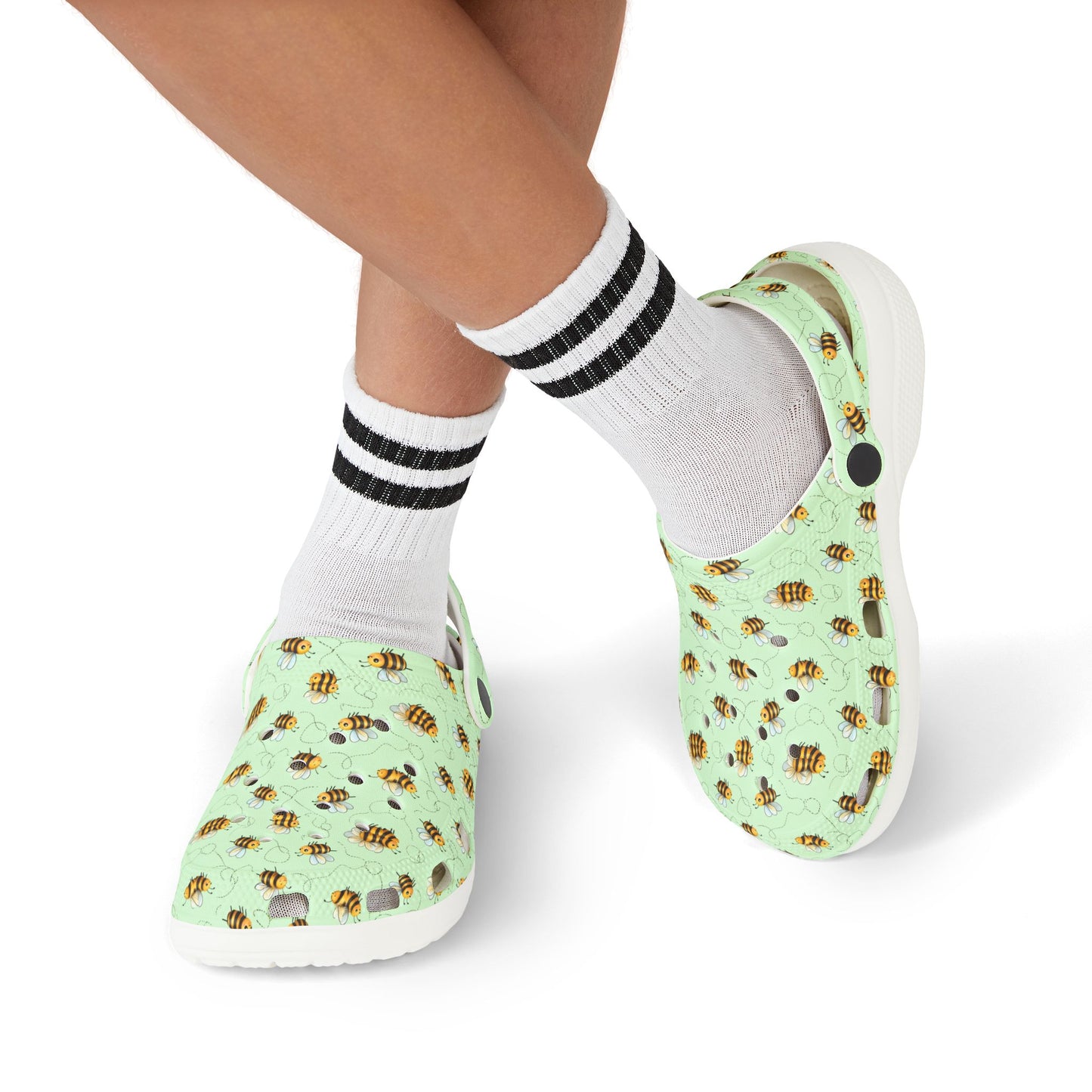 Bee-themed Kid's Clogs