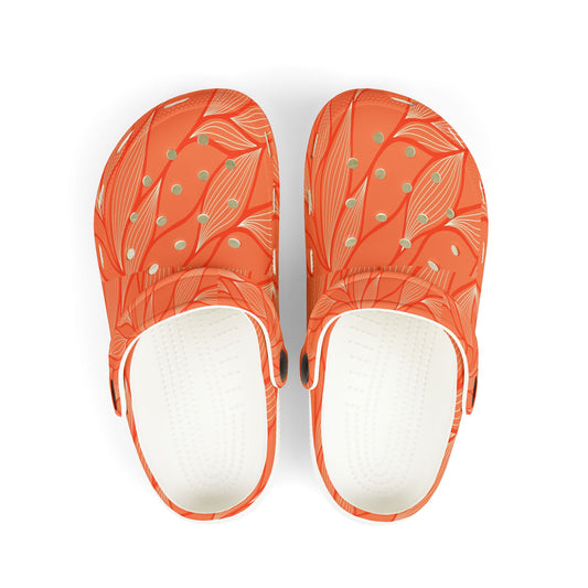 Bright Tropical Kid's EVA Foam Clogs, Fun Garden Shoes, Summer Footwear, Playtime Sandals, Perfect for Kids' Outdoor Adventures