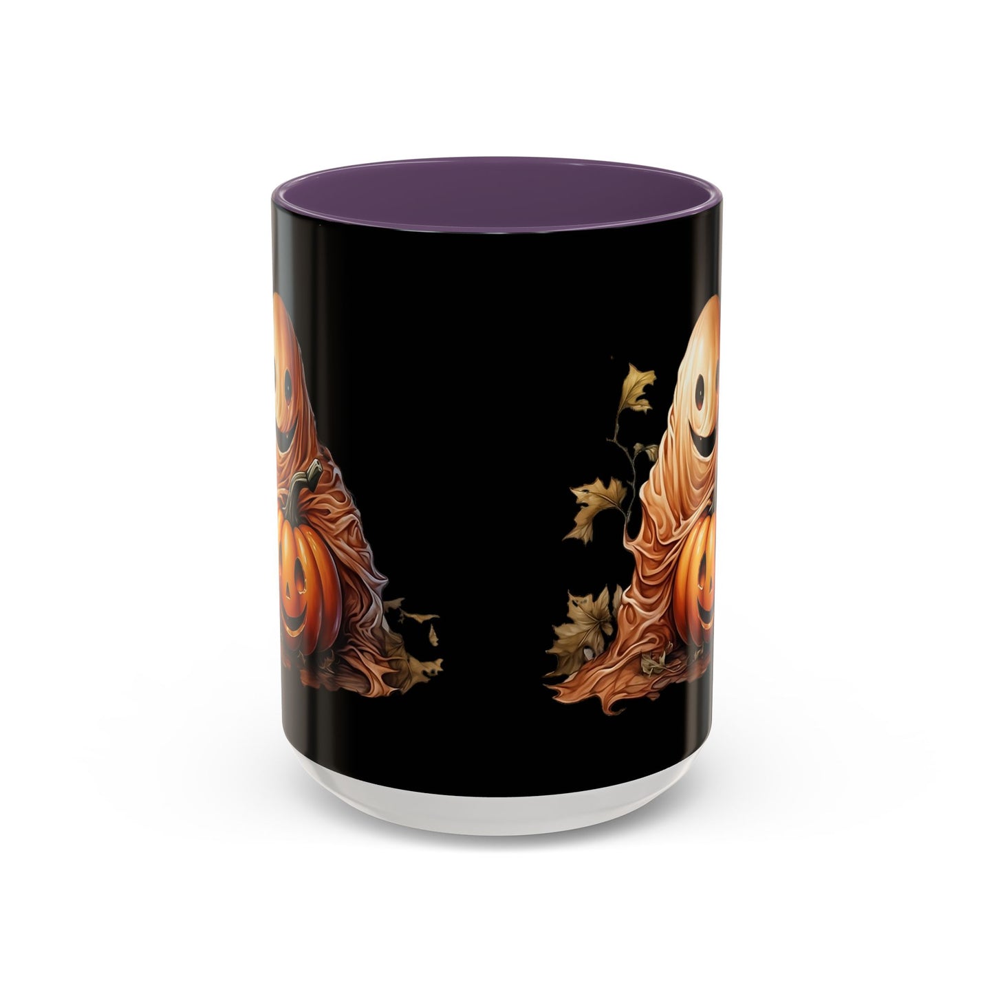Halloween Ghost Pumpkin Coffee Mug, Spooky Drinkware, Fall Decor, Halloween Gift, Pumpkin Spice Lover's Mug