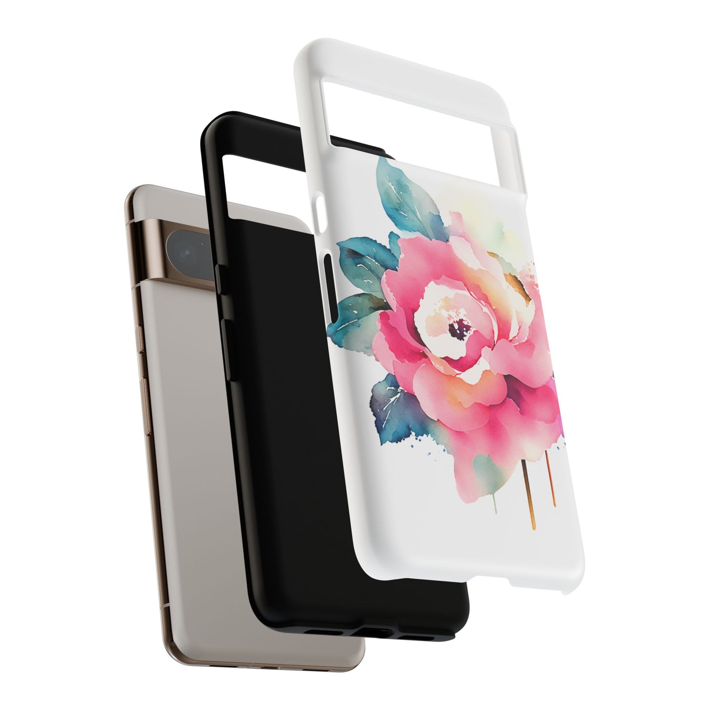 Floral Phone Case - Vibrant Rose Design