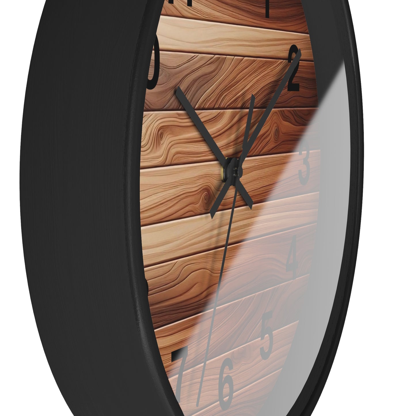 Rustic Wood Wall Clock - Natural Timber Home Decor