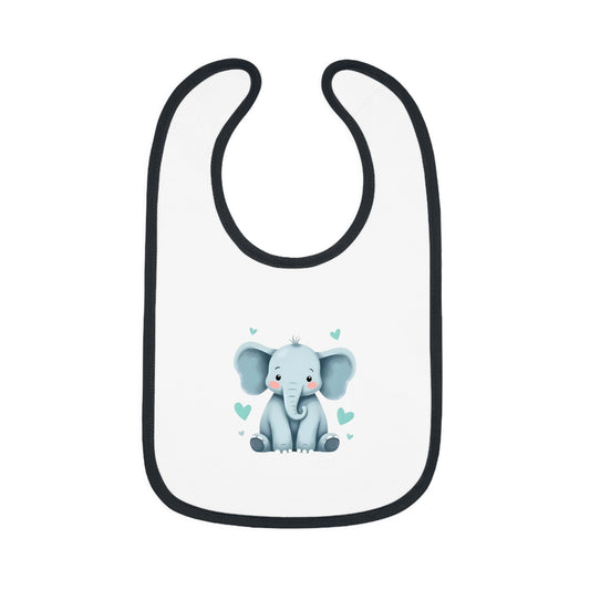 Cute Elephant Baby Bib - Adorable Infant Feeding Accessory