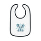 Cute Elephant Baby Bib - Adorable Infant Feeding Accessory