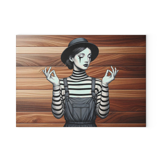 Chic Artist Glass Cutting Board