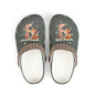 Kid's EVA Foam Clogs with Cute Fox Design - Letter F