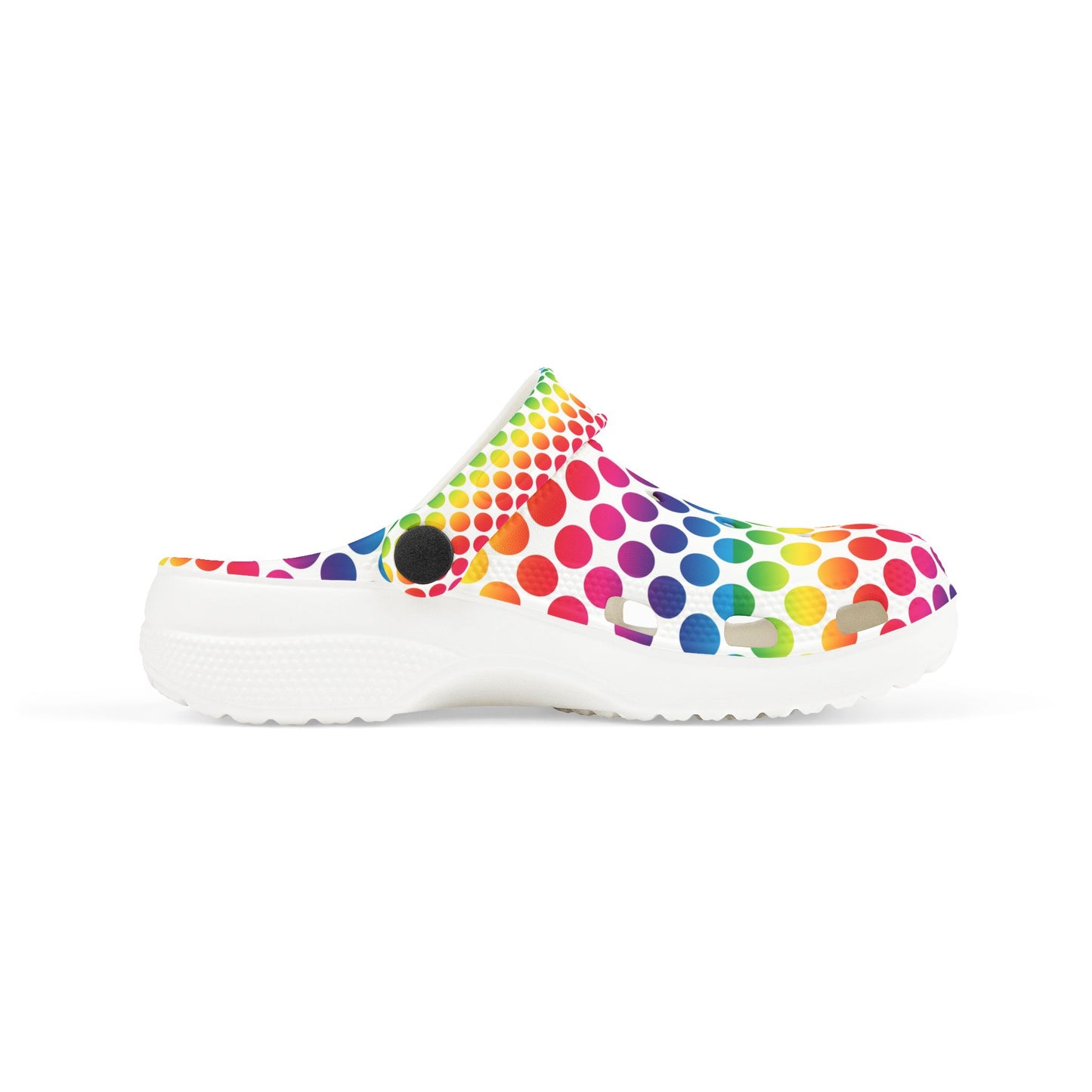 Colorful Kids Clogs - Rainbow Polka Dot Foam Shoes, Fun Playtime Footwear, Comfortable Garden Clogs, Perfect for Summer Adventures, [...]