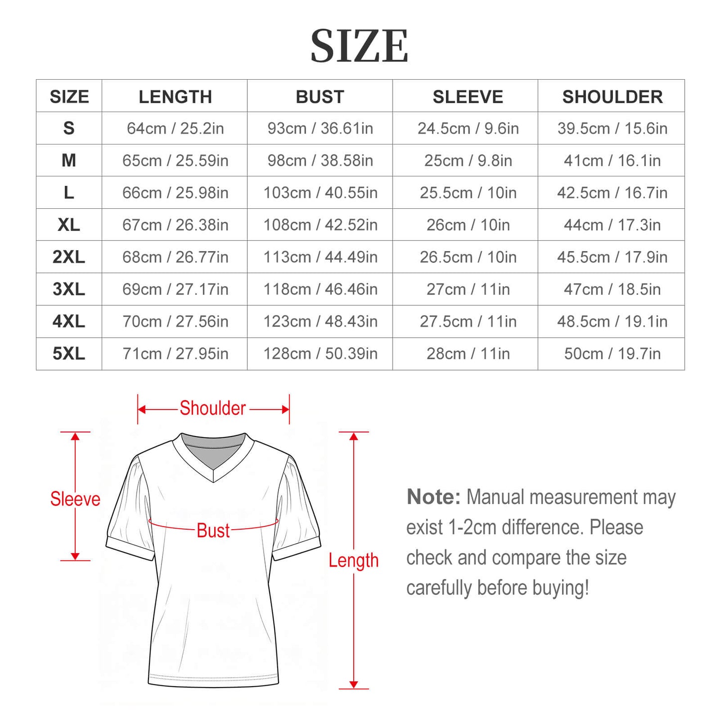 Women's Bubble Sleeve T-Shirt