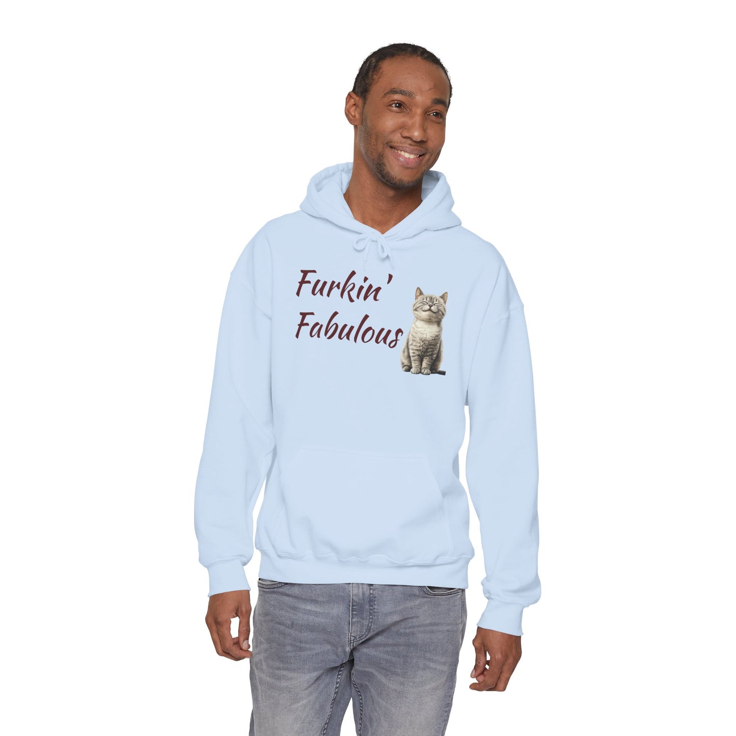 Furkin' Fabulous Cat Hoodie — Cute Kitten Graphic Sweatshirt