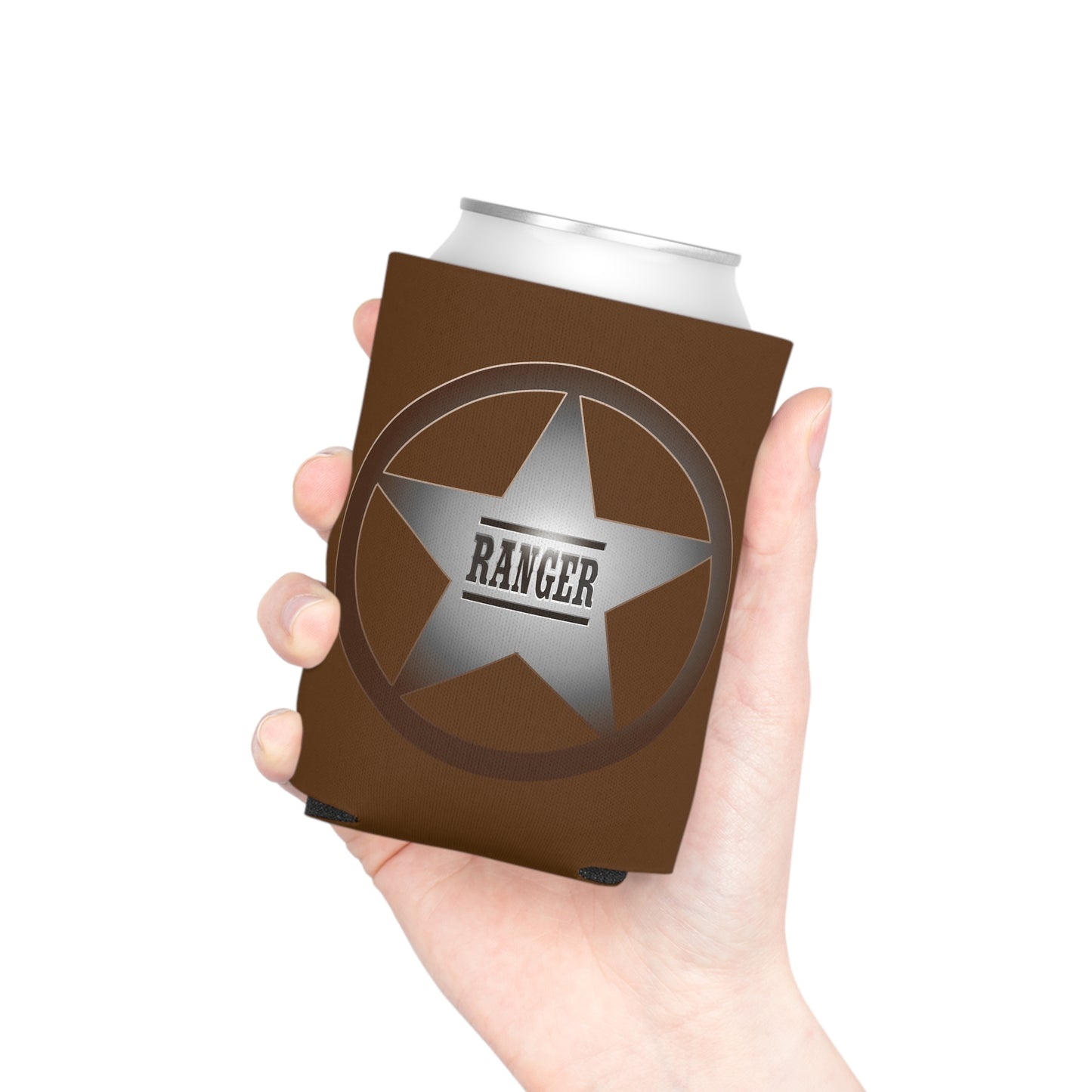 Rustic Ranger Can Cooler – Vintage Style Drink Holder, Perfect for Parties, BBQs, Camping, and Outdoor Adventures