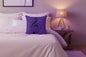 Musical Note Pillow | Purple Treble Clef Cushion