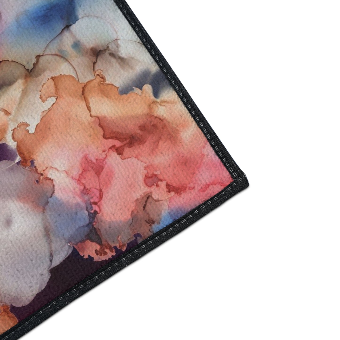Abstract Watercolor Heavy-Duty Floor Mat — Non-Slip Entry Rug for Home & Office
