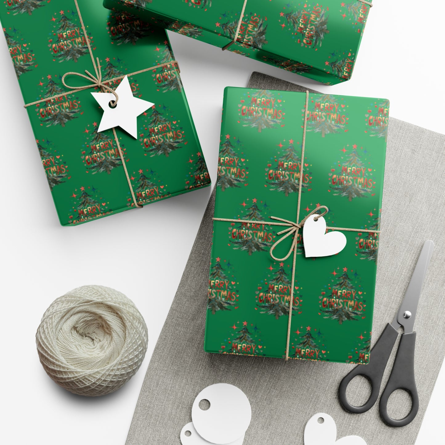 Festive Gift Wrap Papers for Holiday Cheer, Christmas Wrapping Paper, Eco-Friendly Gift Wrap, Decorative Gift Covering, AI Design Inspired