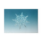Snowflake Glass Cutting Board — Winter Kitchen Décor & Holiday Gift