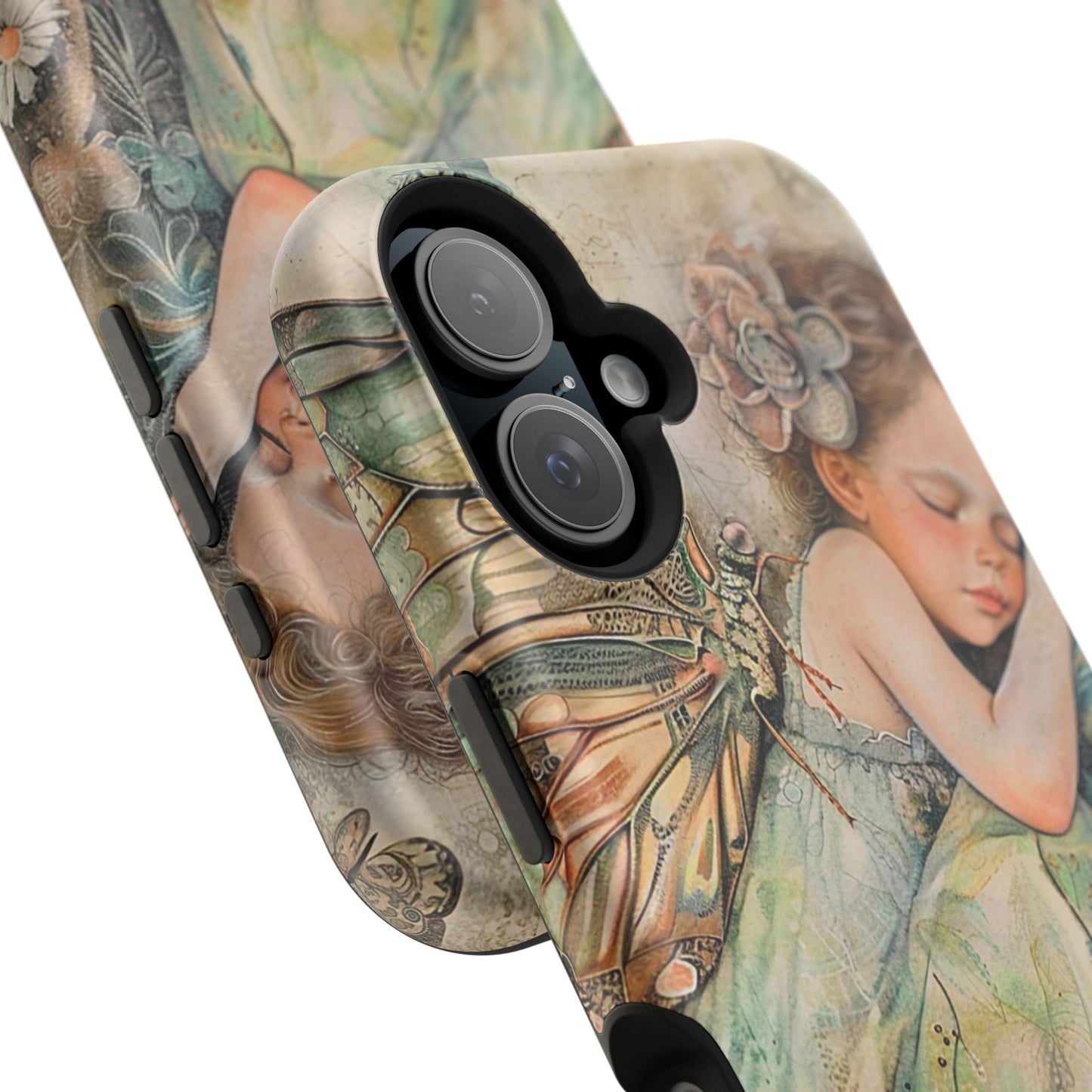 Fairy Sleeping Phone Case — Magnetic Impact-Resistant iPhone Cover