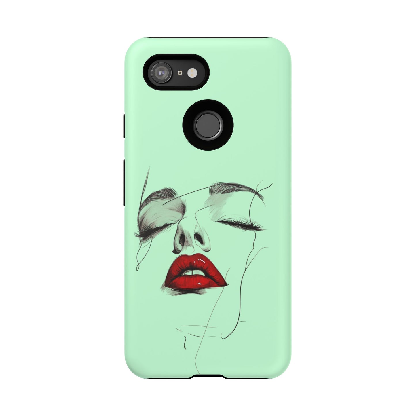 Stylish Phone Case, Artistic Phone Cover, Trendy Tech Accessory, Unique Cell Phone Protector, Gift for Her, Modern Aesthetic